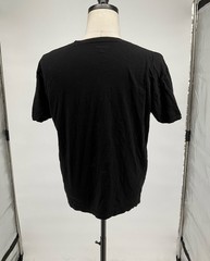True Religion Black & Metallic Gold Graphic Crewneck T-Shirt Size L