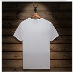 New Fashion Shark Rhinestones Summer Short Sleeve Luxury Men Streetwear T-Shirt