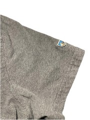 Kuhl Wildfibre Black Chest Pocket Crew Neck Gray T-Shirt Men’s – Large