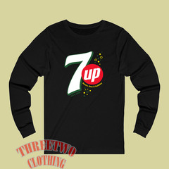 7 UP Men’s Black Size S to 3XL