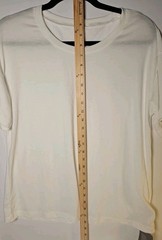 Ficerd Men’s White Big & Tall Shirt Short Sleeve Cotton Tee Crew Neck Size M