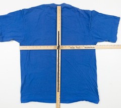 Vintage Perry Ellis Shirt Adult L – XL Blue Short Sleeve 90’s Single Stitch Tee