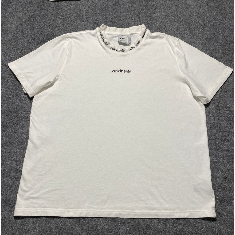 Adidas 4.0 Originals Mens 2XL White The Mark of a Winner Graphic Trefoil T-Shirt