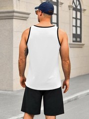 Men’s Workout Tank Tops Athletic Gym Sleeveless Muscle Shirt Casual Basic Sum…