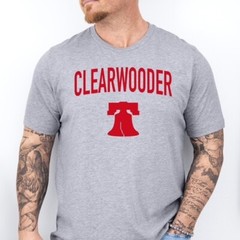 CLEARWOODER | Philadelphia Baseball themed Ring Spun Cotton T-Shirt
