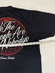 Famous Nobodys NBDYS We The People Black Graphic T-Shirt Men’s Size Large Hip Ho