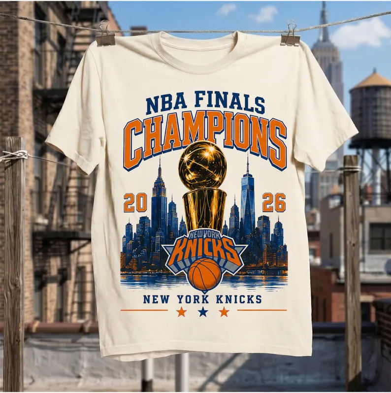 New York Basketball Fan Cream T-Shirt 2026 City Skyline Athletic Graphic Tee