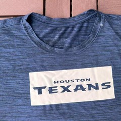 Nike Houston Texans Dri-FIT T-Shirt Mens 3XL Navy On-Field NFL Tee Atheltic