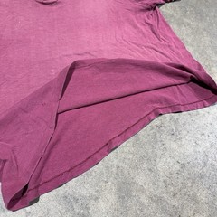 Vtg 90s Sun Faded Blank T-Shirt Medium Red Men Distressed Worn Skate Punk Grunge