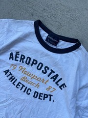 Aeropostale Newport Beach 1987 Athletic Dept. Ringer T-Shirt