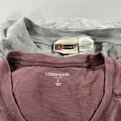 Lot of 10 Pull Over Long Sleeve T-shirts Mens Size M/L/XL/2XL