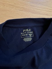 Polo Ralph Lauren Teens M (10-12) Navy Logo Crew Neck Short Sleeve T-Shirt