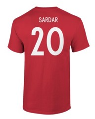 Iran Soccer #20 Sardar Azmoun World Football Fans Adult and Youth T-Shirt