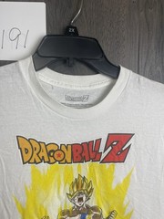 Dragon Ball-Z Super Saiyan T-shirt size Adult Medium White