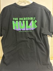 Universal Studios Marvel Hulk Black Graphic Print Crew Neck T-Shirt Men’s L