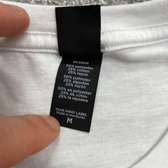 District Made Graphic Soft T-Shirt Mens Medium White Crew Neck Cotton Casual Tee
