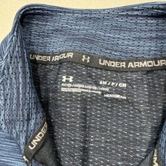 Under Armour Shirt Mens Small Blue Long Sleeve 1/4 Zip Fitted Heat Gear Active