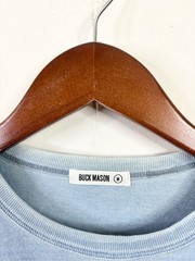 Buck Mason Indigo-Dipped Yuma 90s Boxy Pocket Tee size M new flaw