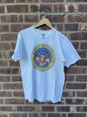 Allman Brothers Band T Shirt White 2 side Tour Campaign Reprint 2000 BTH68