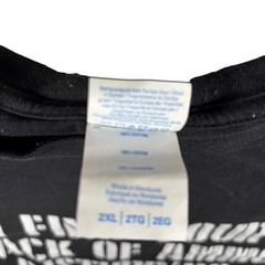 Funny Port & Company Tee Men 2XL Black I Find Your Lack Ammo Disturbing Militia