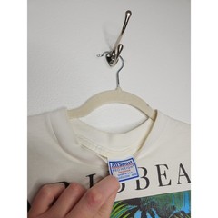 Vintage Caribbean Style Single Stitch All Sport Medium Nature Art Beach Coastal
