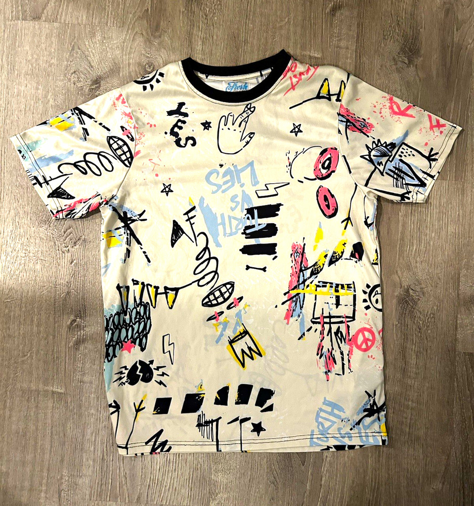 Fresh Prints of Bel Air Men’s L Graphic Short Sleeve Stretch T-Shirt
