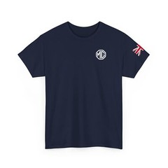 British Car Lover Tee, MG MGB GT Tshirt Heavy Cotton, Union Jack, 2 Colors