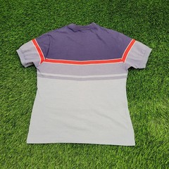 Vintage 80s MOD Shirt S/M 18×24 Colorblock Cropped USA