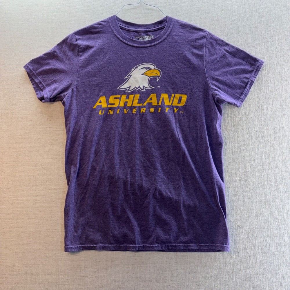 31. “Cyan Soft” Cotton Pre-loved “Ashland University” T-Shirt, Men’s Size M
