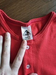 vintage 90s Y2k Little Debbie red sports tee gender neutral t-shirt Small Cakes