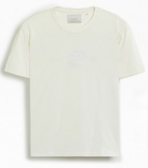 PacSun Men’s S White Embroidered Logo Graphic Crew Neck Short Sleeve T-Shirt