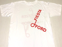 Rare! Vintage 2011 Ford Fiesta Automobile Squeezes Every Drop T-Shirt New! LARGE