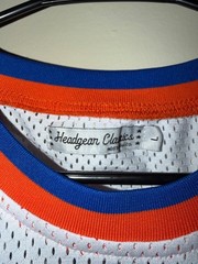 Jay-Z Roc-A-Fella S. Carter #1 White Orange Blue Jersey Knicks Colors NWT