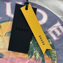 RHUDE Cote D’ Azur Graphic Tee Men’s Size M VTG White