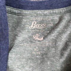 G.H. Bass & Co. Green Short Sleeve Henley Shirt Men’s XL Casual Everyday Relaxed