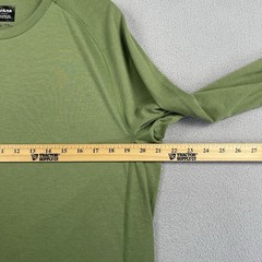 Prana Shirt Men’s Medium Green Long Sleeve Outdoor Base Layer Lightweight Hike