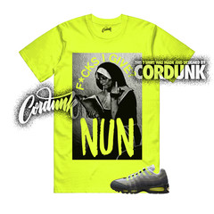 Air Max 95 Big Bubble Neon Yellow Black Cool Grey OG 2026 T Shirt Match NUN