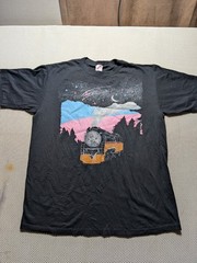 1991 Vtg Portland Steam Locomotive Train Travel Transportation Northern Light XL