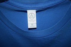 Alternative tear away label Size M Royal Blue Outsider tee Short Sleeve Shirt