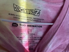 dragon ball z toei animation tye dye shirt Size Medium / Large