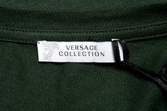 Versace Collection Men’s Green Graphic Crewneck T-Shirt US 2XL IT 56