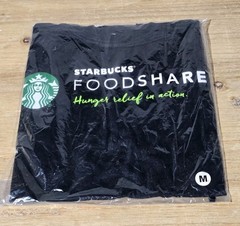 (LOOK) New Starbucks Medium Tee Shirt. Print Is On The Back