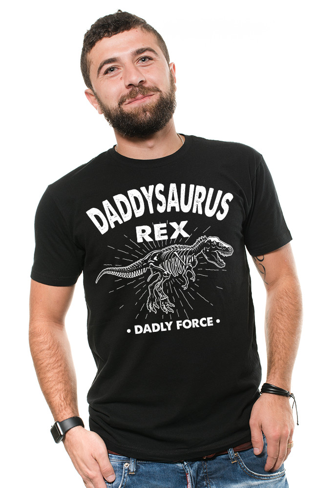 Father’s day Gift Rex shirt Daddysaurus Tee shirt Mens funny shirt fathers day