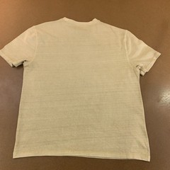 Asos Mens Large Beige Cotton Classic Crew Neck Short Sleeve T-Shirt NWOT
