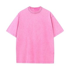 Oversized Washed T-Shirt Mens 100% Cotton Gym Fitness Loose Drop Shoulder Tee