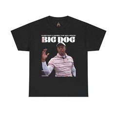 Tiger Woods Big Dog Golf Unisex Heavyweight Cotton Tee for Golf Enthusiasts