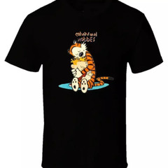 Calvin and Hobbes tight hug T Shirt Full Size S-5XL