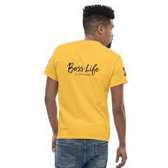 Boss Life african money back signature embroisery sleeve Unisex classic tee