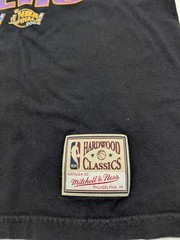 Mitchell & Ness Lakers Champions T Shirt – Small Black NBA Finals Rings Hardwood