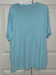 NWT Cremieux size XL blue short sleeve v-neck pullover shirt mens